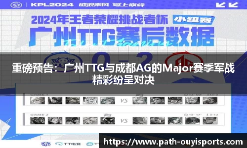 重磅预告：广州TTG与成都AG的Major赛季军战精彩纷呈对决